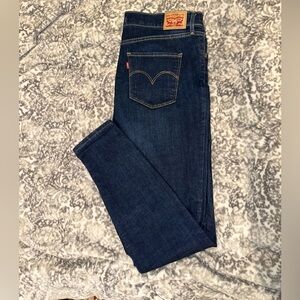 Levi's 720 super skinny Dark Blue Denim Jeans